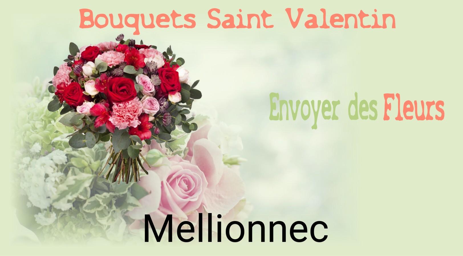 Roses de Saint-Valentin livrées à Mellionnec